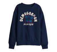 Stranger Things Stranger Things Demogorgon Fan Club Kids Sweatshirt, Athletic Heather Pullover Unisex - Bambini e Ragazzi (Pacco da 1)