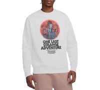 Stranger Things Stranger Things One Last Adventure Poster Unisex Sweatshirt, White Pullover Unisex - Adulto (Pacco da 1)