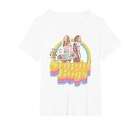 Stranger Things Stupid Boys Maglietta, Donna Plus-Size, Bianco, 3X
