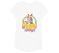 Stranger Things Stupid Boys Maglietta, Ragazze, Bianco, XS