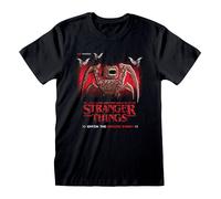 Stranger Things T-Shirt 8 Bit Upside Down Size L