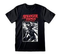 Abbigliamento Stranger Things: Heroes - Article Cut Out Black (T-Shirt Unisex Tg