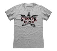 Abbigliamento Stranger Things: Heroes - Demogorgon Mouth Heather Grey (T-Shirt U