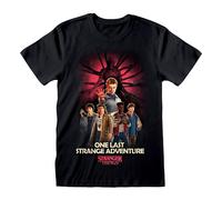 Stranger Things T-Shirt Group Artwork One Last Strange Adventure Colour Size XL