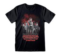 Stranger Things T-Shirt Group with Vecna behind Balck and White Size S