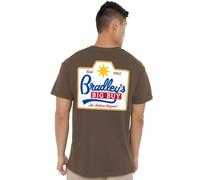 Stranger Things T-Shirt Unisex Stranger Things Bradley's Big Buy Austin Front Back Unisex t-Shirt Cioccolato Scuro, Cioccolato Fondente, 3XL