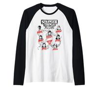 Stranger Things Tales from '85 Character Vines Maglia con Maniche Raglan