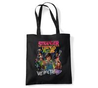 Stranger Things Tales From 85 Hic - Borsa per la spesa da viaggio, riutilizzabile, colore nero, 38 x 42 cm