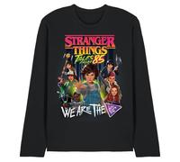 Stranger Things Tales from 85 HIC Poster T-Shirt Unisex a Maniche Lunghe, Nero, L