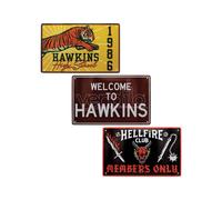 Stranger Things Tin Signs 3 Pack FaNaTtik