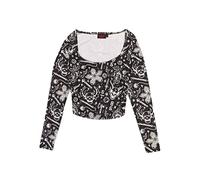 Stranger Things Top Hellfire Club all Over Print Long Sleeve Girls da Donna Size M