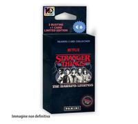 Stranger Things Trading Card Collection: The Hawkins Legends - Ecoblister Panini [3 Bustine + 1 Card Limited Edition]