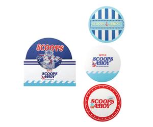 Stranger Things Untersetzer Scoops Ahoy NUOVO
