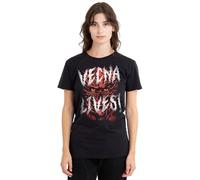 Stranger Things Vecna Lives Ladies T Shirt, Black, Small