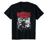 Stranger Things Vecna Mindflayer Poster Maglietta, Bambini, Nero, 6 Anni