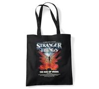 Stranger Things Vecna Rise Poster Borsa Riutilizzabile Per La Spesa Da Viaggio, Nera