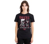 Stranger Things Vecna Suffering Ladies T Shirt, Black, Medium