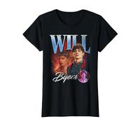 Stranger Things Will Homage Maglietta, Donna, Nero, XL