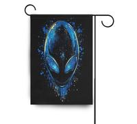 Stranieri scintillanti bandiere di preghiera nere banner all'aperto all'aperto per la decorazione esterna 28x40 double sided