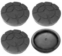 Stranieri Set 4 Pezzi TAMPONI D. 125 mm per Ponti SOLLEVATORI A 2 colonne compatibili ravaglioli in Vera Gomma