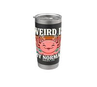Strano è il mio normale Axolotl Life Retro Axolotl Bicchiere termico in acciaio inox doppia parete