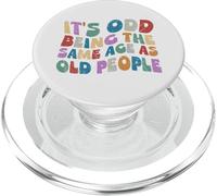 Strano essere della stessa età delle persone anziane Hippie PopSockets PopGrip per MagSafe