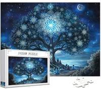 Strano Puzzle 1000 Pezzi, 5D DIY Puzzle Albero Puzzle Adulti e Principianti da 14 Anni, Jigsaw Puzzle con Confezione Regalo, Giochi Rilassamento e Intelligence, Home Wall Room Decor, 75x50cm, Model297