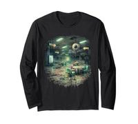 Strano Spazio Liminale Creepy Eyeball Dreamcore Goth Maglia a Manica