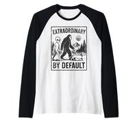 Straordinario per Default Alien Bigfoot Bassotto Cane Maglia con Maniche Raglan
