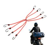 Strap DE TACK | Ropes di chiamata Moto elastico Non Slip Cordino di sicurezza Moto scivolato a 8 Vie regolabile per le avventure di ciclismo in bicicletta