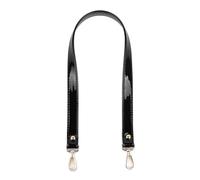Strap di borse Tracolla nera in pelle PU Tracolla for borsa in pelle verniciata Tracolla for borsa di ricambio fai-da-te Tracolla Borsa a tracolla Accessori for borsa a tracolla Cintura a spalla ampia