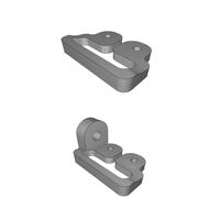 Strap Mount Hook for DJI FPV Goggles Compatible with ETHIX V2 Analog Module