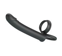 Strap On Anale con anello fallico dildo in silicone doppio sex toys morbido