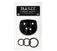 Strap-on dildo Basix Imbracatura Rubber works