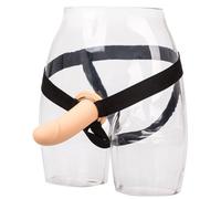 Strap-on dildo Calexotics elastico con dildo cavo colore carne