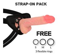 Strap On Dildo Dual Density Spitfire - 21cm