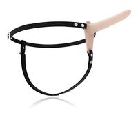 Strap-on dildo Fetish submissive carne con vibrazione 15cm