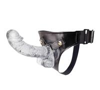 Strap On Dildo Imbracatura Strap-On per Coppie Uomo Donna Pene Realistico in Silicone Indossabile Plug Anale Giochi per Adulti Sesso Coppia SM Lesbiche Stimolazione del Punto G Bondage Sex Toy, M