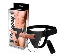 Strap On Harness Indossabile Donna Uomo Pene Realistico 16,5 cm Vibrante Strapon
