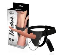 Strap On Harness Indossabile Donna Uomo Vibrante Strapon Pene 20 cm Realistico