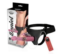 Strap On Harness Vibratore realistico Indossabile Donna Vaginale Ano Dildo Pene