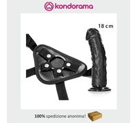 Strap on indossabile donna dildo realistico morbido pene nero a ventosa anale 18