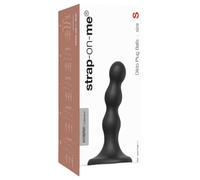 Strap-on-me Sferico con Base - Dildo con Sfere e Ventosa (Nero)