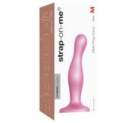 Dildo Ondulato con Base e Ventosa Strap-on-me Curvy M (Rosa)
