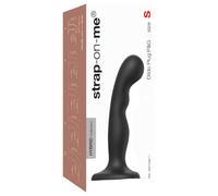 Strap-on-me P&G S - Dildo curvato con base a ventosa (nero)