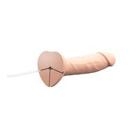 Strap-On-Me Dildo Realistico Eiaculatore - Dildo Eiaculatore Compatibile con Cintura Strap-On,Pene in Silicone Liquido, Stimolazione Punti G & P,Sicuro per Anale,Serbatoio 30 ml (Vanille, Extra Large)