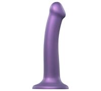 Dildo Strap-on-me Metallic Shine M - Biocompatibile - Medio (Viola Metallizzato)