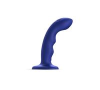 Stimolatore G-spot Pulsante Impermeabile di Strap-on-me (blu)