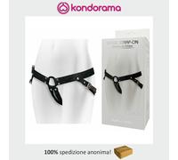 Strap on nero indossabile donna cintura per dildo fallo pene vaginale anale uomo