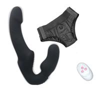 Strap on Per Coppie Uomo Donna Doppio Strapon. Anale. Vibrante Mutanda Fallo Indossabile Doppia Penetrazione Cintura Con X Donne Xxl Coppia Vibro Clitoride Vibrazione Realistico Piccolo,#9
